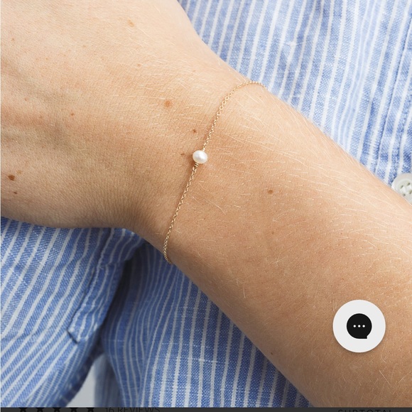 GLDN Pearl Bracelet - 14k solid gold - Picture 3 of 10